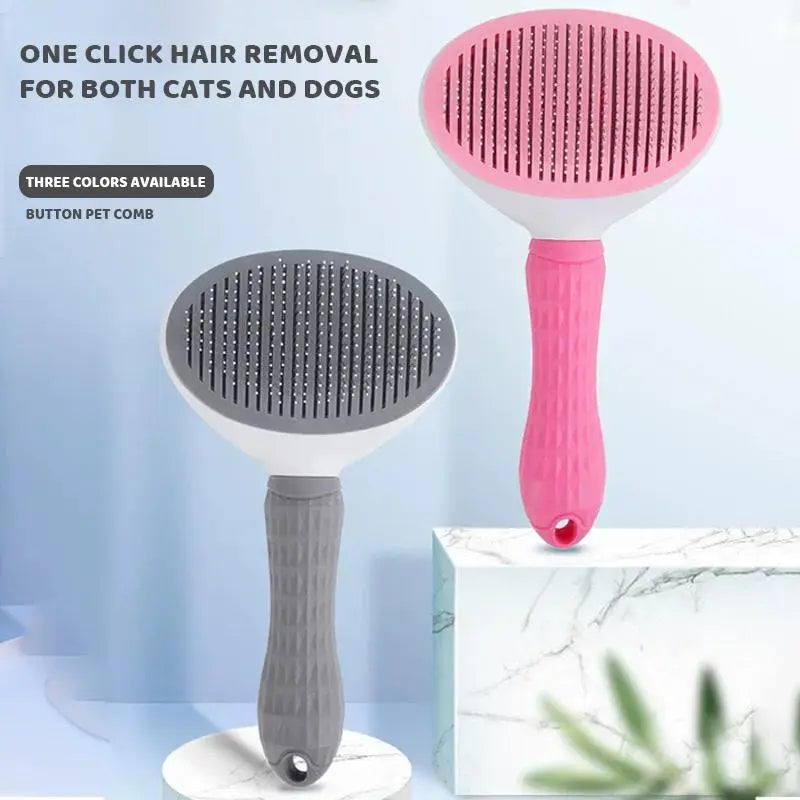 Cat Brush, Cat Comb,Cat Stuff,Dog Brush, Comb for Dogs,Pet Cleaning Accessory Pet Comb for Furry Pets. Suitable for Long Cats and Dogs. Removes Loose Hair and Reduces Shedding.Cat and Dog Deshedding Brush Cat Stuff Pet Tools,Fur Brush Outdoorfun