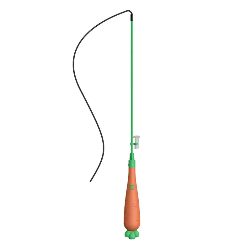 Cat Interactive Carrot Teaser Toy - Cute Light & Laser Toys with Dual Modes to Keep Play Fresh, Type-C Charging for Easy Top-Ups, Ideal for Kitten Playtime