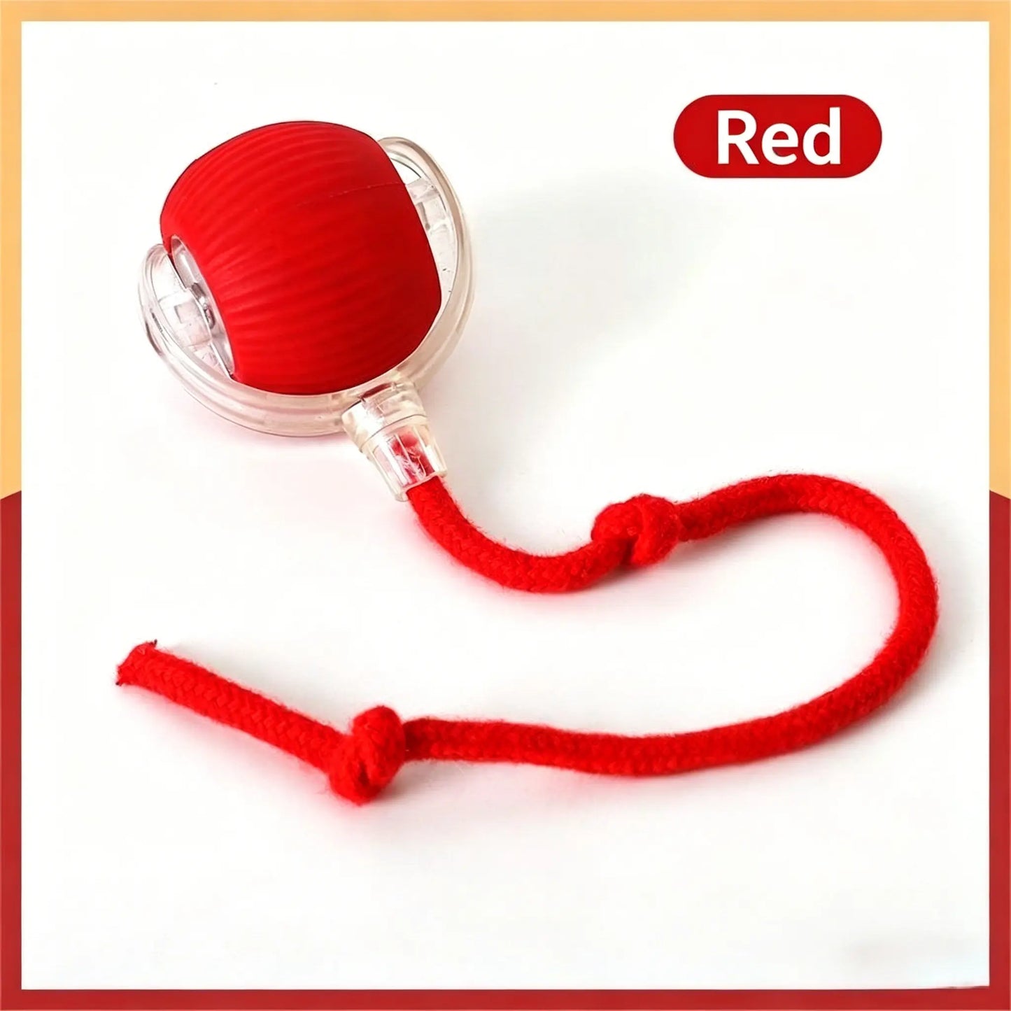 2026 New Smart Automatic Rolling Rubber Ball Cat Toy - USB Rechargeable, Light-Up, Quiet, Bite-Resistant, Wear-Resistant, Non-Toxic, Shatterproof, Plain, Adjustable Mode, Speedy Tail Moving, Universal Fit Interactive Pet Toy (Free Gift Included)