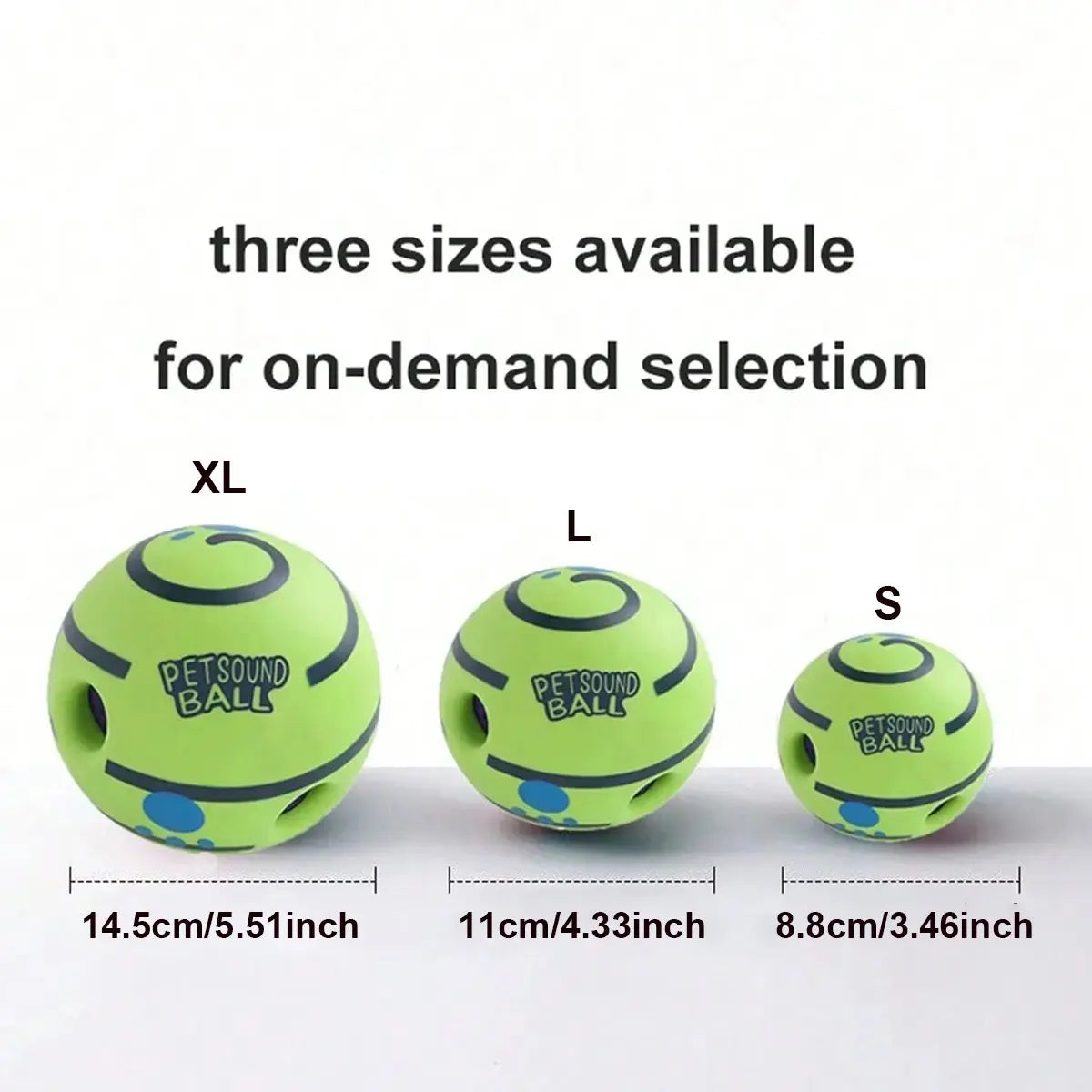 Pet Sound Toy Ball, Silicone Dog Treats Dispenser Ball, Interactive Dog Training Ball, Interactive Pet Chew Toys, Fun Indoor and Outdoor Dog Toy, Durable Chew