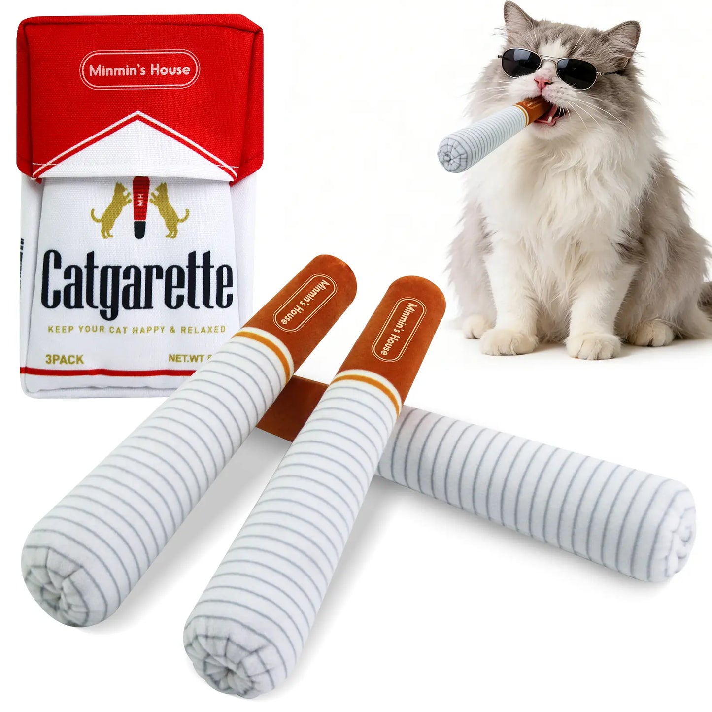 Catnip Toys with A+ Premium Natural Catnip – Baby-Grade Interactive Chew & Kicker Toys for Indoor Cats & Kittens, Boredom & Stress Relief #Summervibes #Petlovers