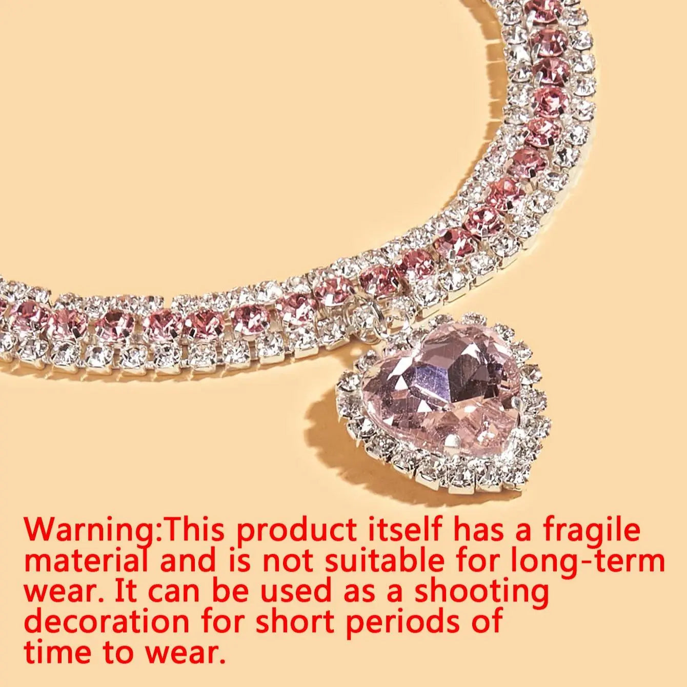 Heart Shaped Artificial Diamond Pet Collar, Aesthetic Cute Cat Collar, Cat and Dog Accessory