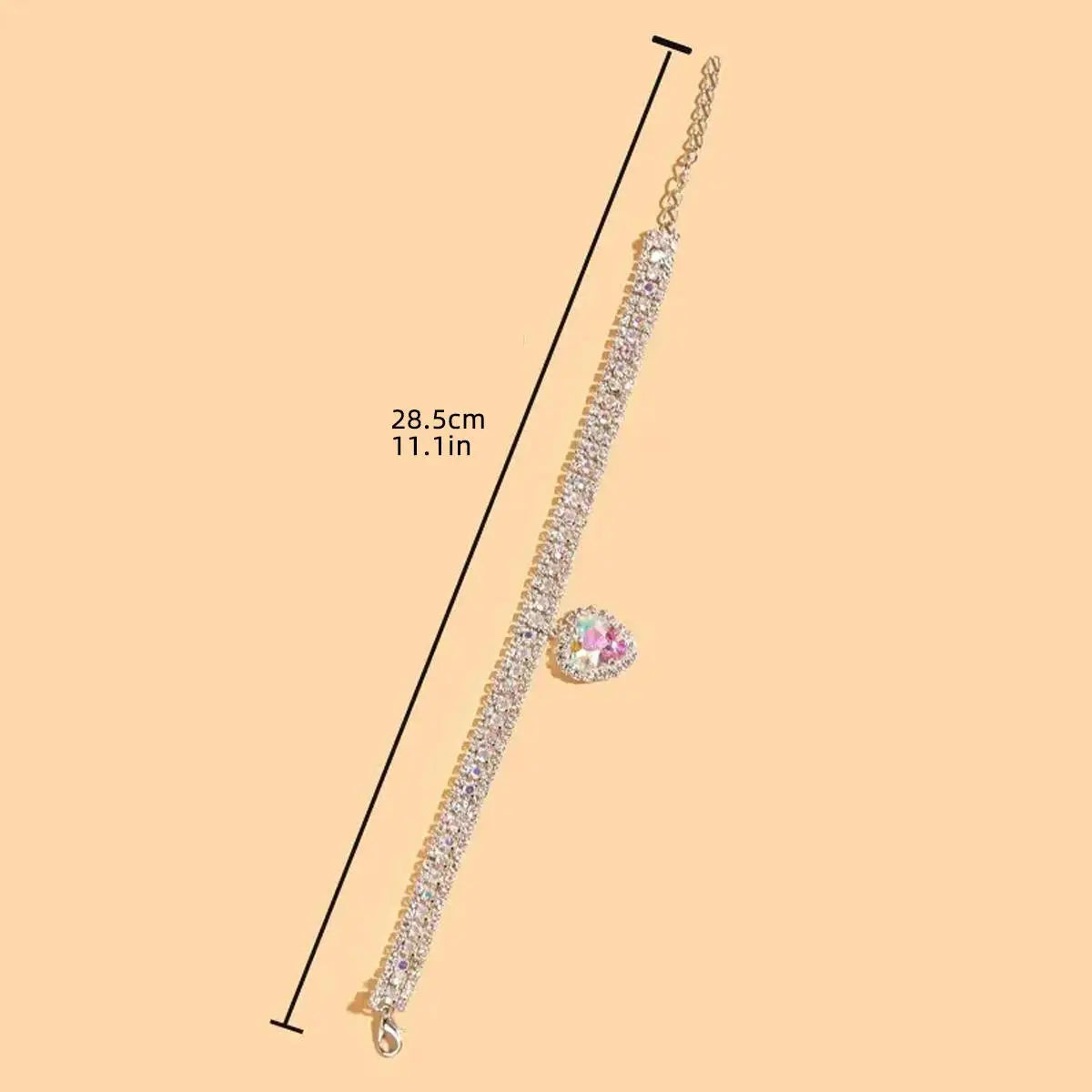 Heart Shaped Artificial Diamond Pet Collar, Aesthetic Cute Cat Collar, Cat and Dog Accessory