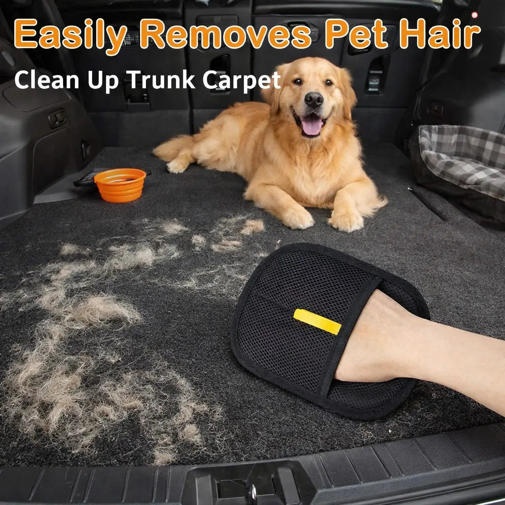 Yeewayveh Reusable Pet Hair Removal Gloves - Multi-Pack Static Fur Cleaning Mitts for Furniture, Bedding, Clothing, and Vehicles
