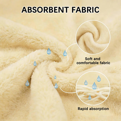 Super Absorbent and Cute Pet Bathrobes for Small Dogs, Puppy and Cats - Quick-Drying, Soft, Comfortable for All Seasons, Absorbent Bath Towels for Cats and Dogs, Quick-Drying Bathrobes with Secure Closure
