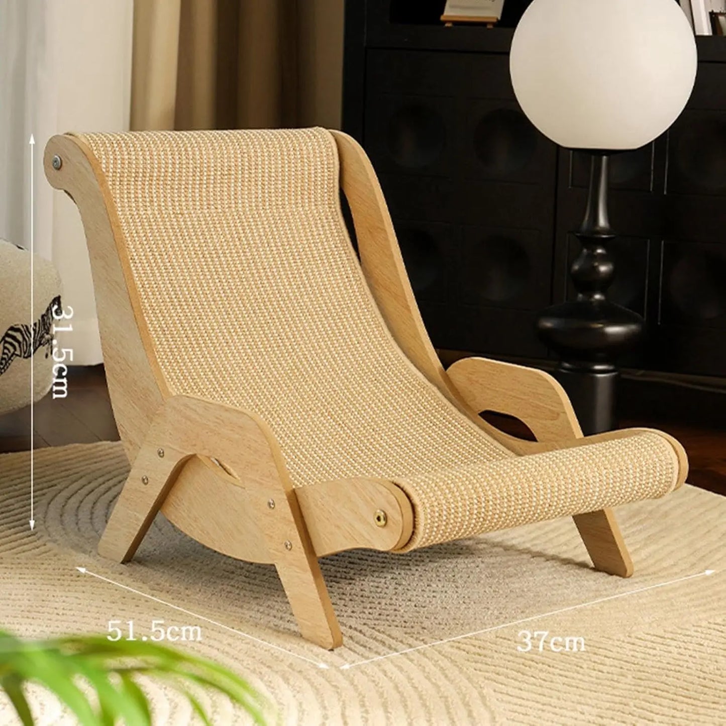 Multifunctional Sisal Cat Chair - Beach - Style Cat Furniture with Scratching Board. Sturdy Cat Hammock Lounger, Ideal for Kittens, Indoor Cats & Small Dogs. a Cozy, Durable, and Entertaining Pet Haven. Beds Home