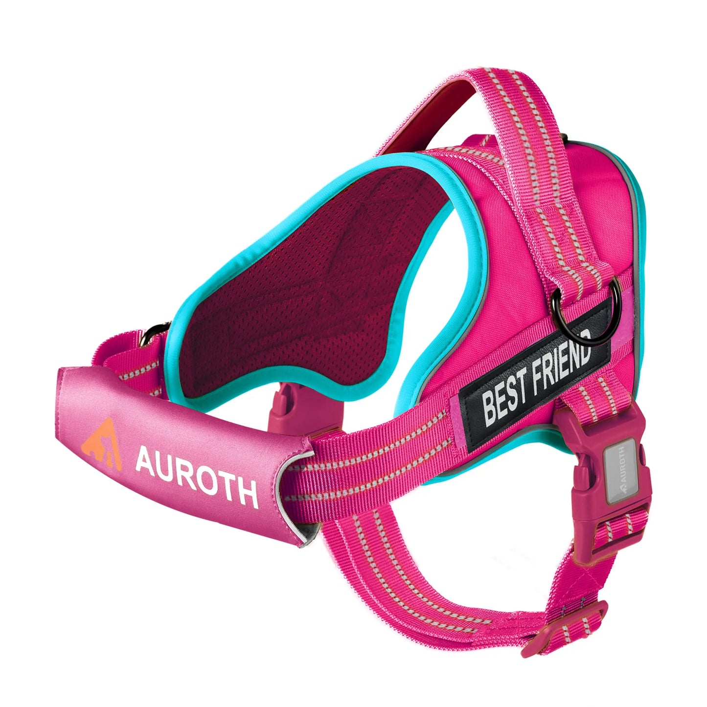 【#Summersale】No Pull Dog Harness Straps, Safety Harnesses for Dogs – Soft Padded Service Vest, Reflective, Adjustable, Easy on & off – Ideal for Walking & Training, Fits Small, Medium & Large Dogs
