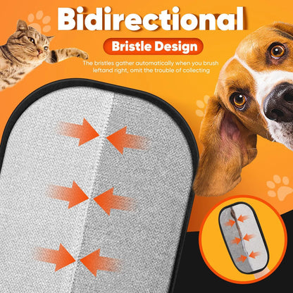 [Dealsforyoudays]Upgrade Pet Hair Remover Electrostatic Gloves-1Pcs,Reusable Pet Hair Removal Glove for Cats & Dogs, Premium Cat & Dog Hair Remover Mitt for Couch Furniture Carpet Car Seat, # Summervibes