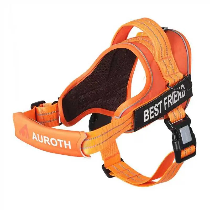 【#Summersale】No Pull Dog Harness Straps, Safety Harnesses for Dogs – Soft Padded Service Vest, Reflective, Adjustable, Easy on & off – Ideal for Walking & Training, Fits Small, Medium & Large Dogs