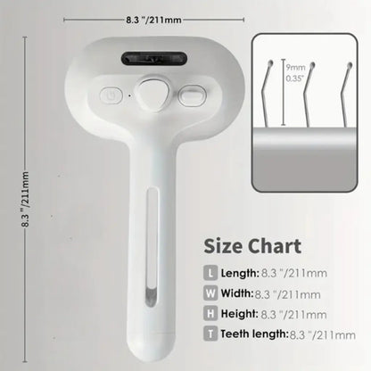 Pecute Pet Spray Hair Removal Brush for Cat/Dog – Deshedding & Grooming Tool, One Button Hair Removal