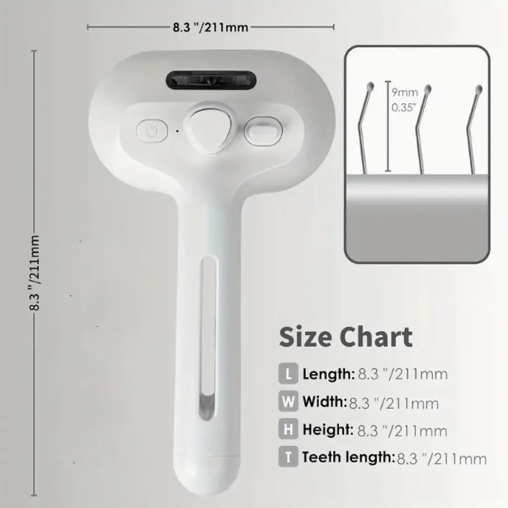 Pecute Pet Spray Hair Removal Brush for Cat/Dog – Deshedding & Grooming Tool, One Button Hair Removal