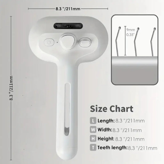 Pecute Pet Spray Hair Removal Brush for Cat/Dog – Deshedding & Grooming Tool, One Button Hair Removal