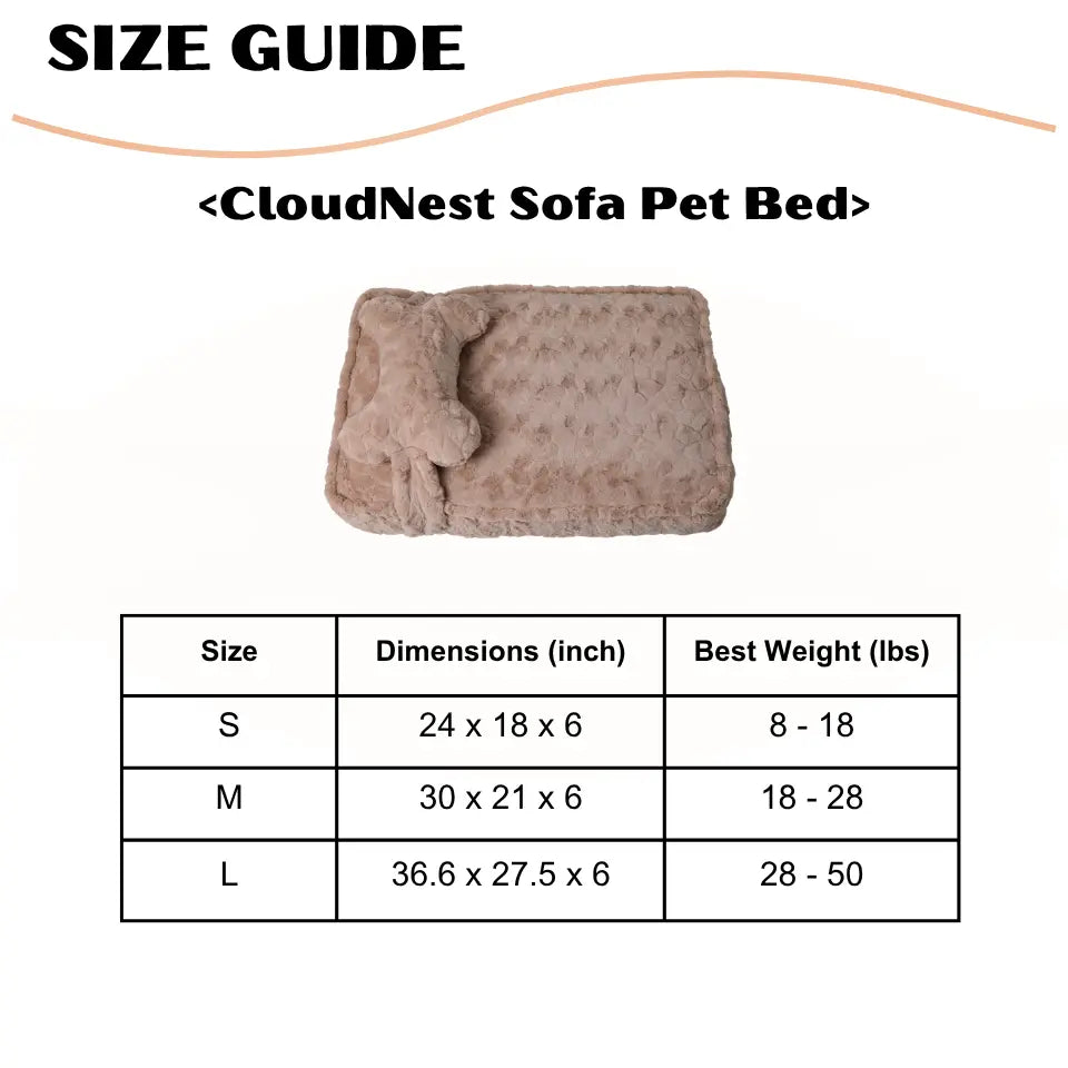 TORYEA PET Cloudnest Plush Dog & Cat Bed - Calm Beige Edition, Ultra Soft Faux Fur, Thick Supportive Joint Support Cushion, Detachable Washable Cover, Non-Slip Bottom, Elegant Home Design, All Ages Deep Sleep Premium All-Season Pet Bed