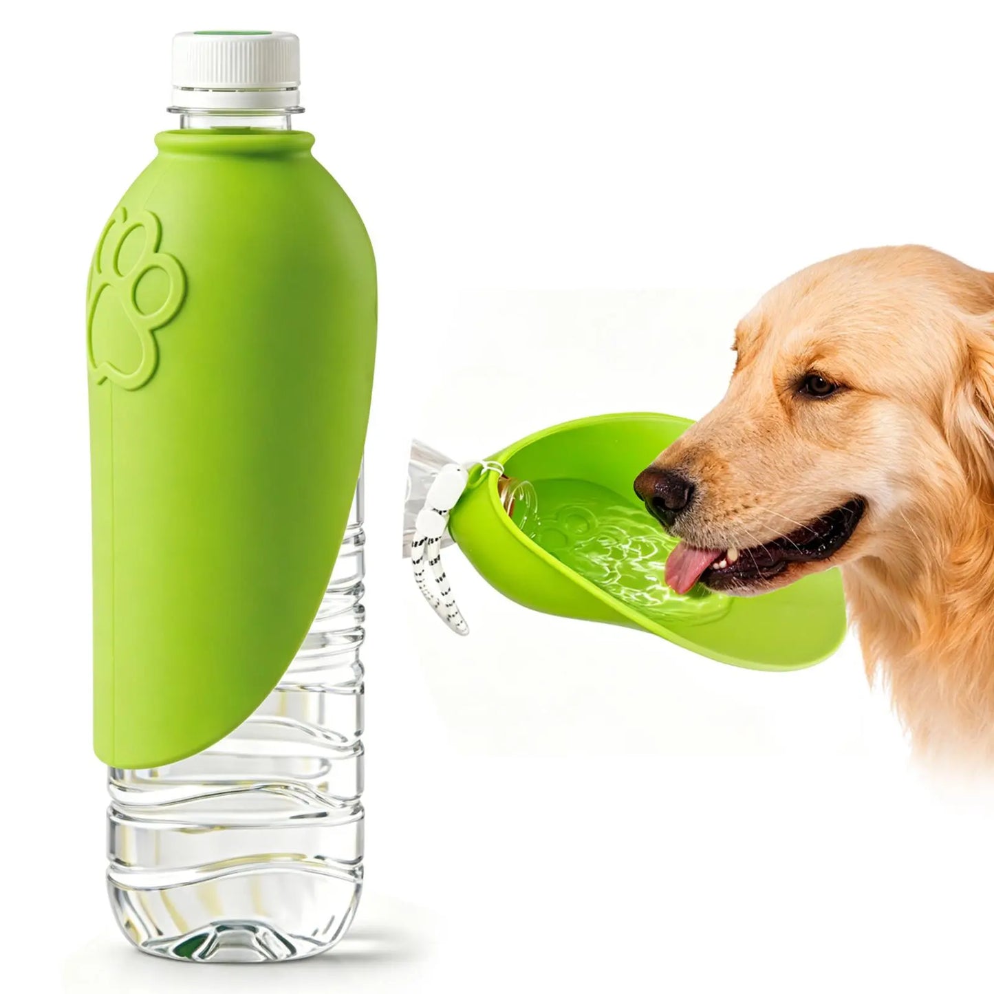 Portable Dog Water Bottle | Foldable Pet Water Bottle with Drinking- Dog Travel Water Dispenser, Dog Stuff Accessories Items, Walking and Hiking, Dealsforyoudays