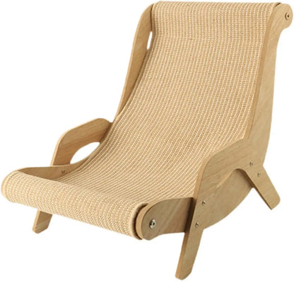 Multifunctional Sisal Cat Chair - Beach - Style Cat Furniture with Scratching Board. Sturdy Cat Hammock Lounger, Ideal for Kittens, Indoor Cats & Small Dogs. a Cozy, Durable, and Entertaining Pet Haven. Beds Home
