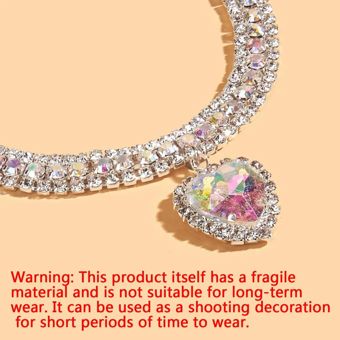 Heart Shaped Artificial Diamond Pet Collar, Aesthetic Cute Cat Collar, Cat and Dog Accessory
