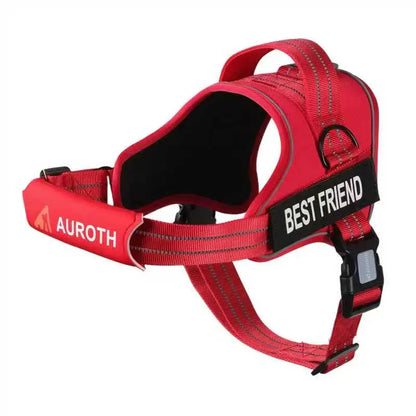 【#Summersale】No Pull Dog Harness Straps, Safety Harnesses for Dogs – Soft Padded Service Vest, Reflective, Adjustable, Easy on & off – Ideal for Walking & Training, Fits Small, Medium & Large Dogs