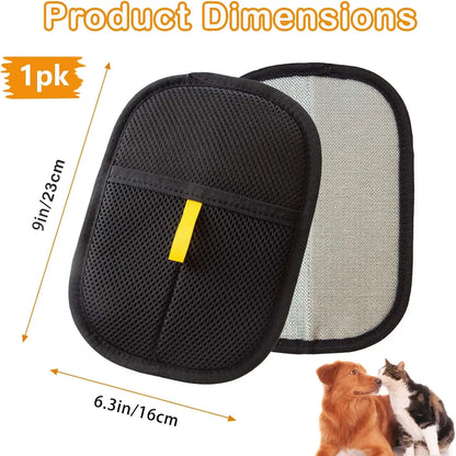 Yeewayveh Reusable Pet Hair Removal Gloves - Multi-Pack Static Fur Cleaning Mitts for Furniture, Bedding, Clothing, and Vehicles