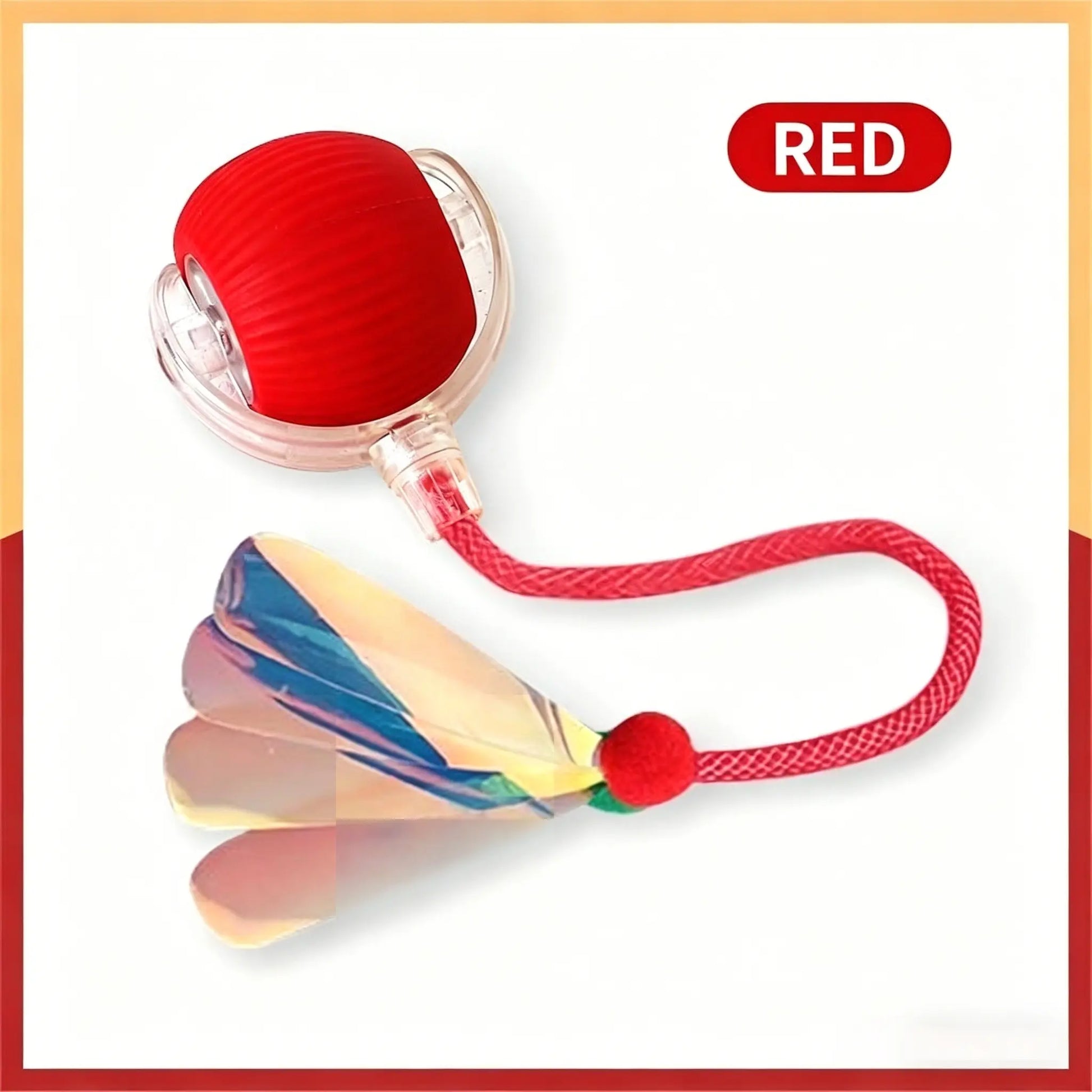 2026 New Smart Automatic Rolling Rubber Ball Cat Toy - USB Rechargeable, Light-Up, Quiet, Bite-Resistant, Wear-Resistant, Non-Toxic, Shatterproof, Plain, Adjustable Mode, Speedy Tail Moving, Universal Fit Interactive Pet Toy (Free Gift Included)