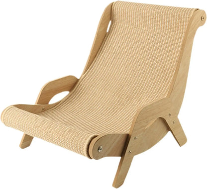 Multifunctional Sisal Cat Chair - Beach - Style Cat Furniture with Scratching Board. Sturdy Cat Hammock Lounger, Ideal for Kittens, Indoor Cats & Small Dogs. a Cozy, Durable, and Entertaining Pet Haven. Beds Home